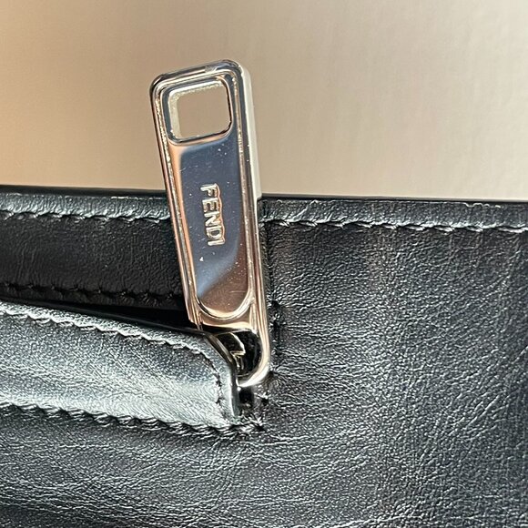 FENDI x Noel Fielding Multicolor Calf Leather Clutch/2nd Bag w/ Strap - Preowned - Picture 5 of 11